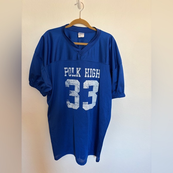 Champro Polk High School Football Jersey #33 Bundy Size XL Blue - Picture 1 of 5